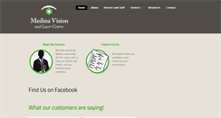 Desktop Screenshot of medinavisionandlaser.com